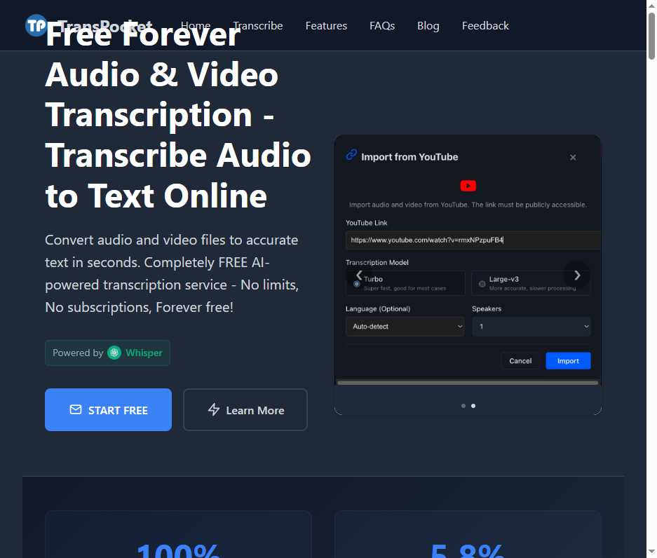 TransPocket 网站截图