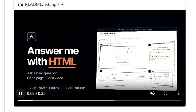 Answer me with HTML
